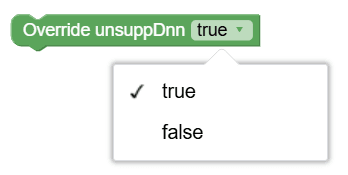 Override Unsupported DNN