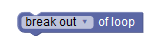 break out of loop block