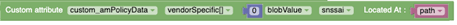 User Attributes with Vendor Specific SNSSAI Attributes