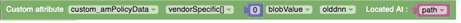 User Attributes with Vendor Specific OldDNN Attributes