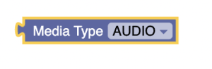 Media Type blockly condition