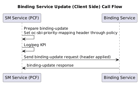 SM to Binding Update Request