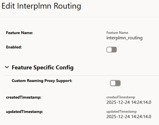 Inter PLMN Routing
