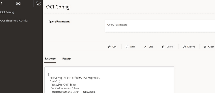 OCI Config