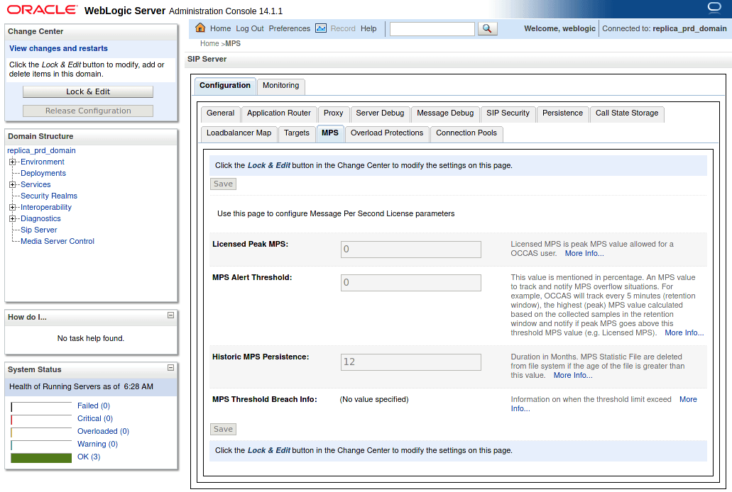 Configure MPS Monitoring