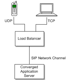 Topology with a single NIC