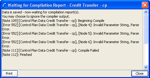 compilation report