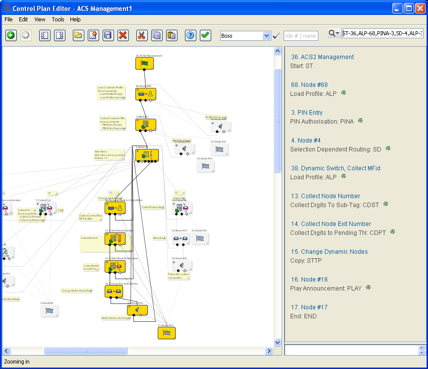Control Plan Trace Example