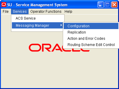 Accessing the Configuration screen