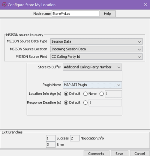 Description of storemylocation-node-configuration.png follows
