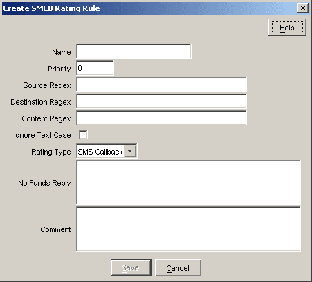 Creating rating rules