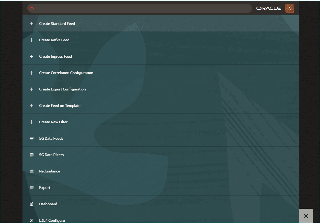 Redundancy Menu Redundancy Menu