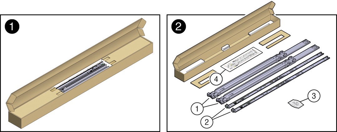 Rackmount Kit Contents
