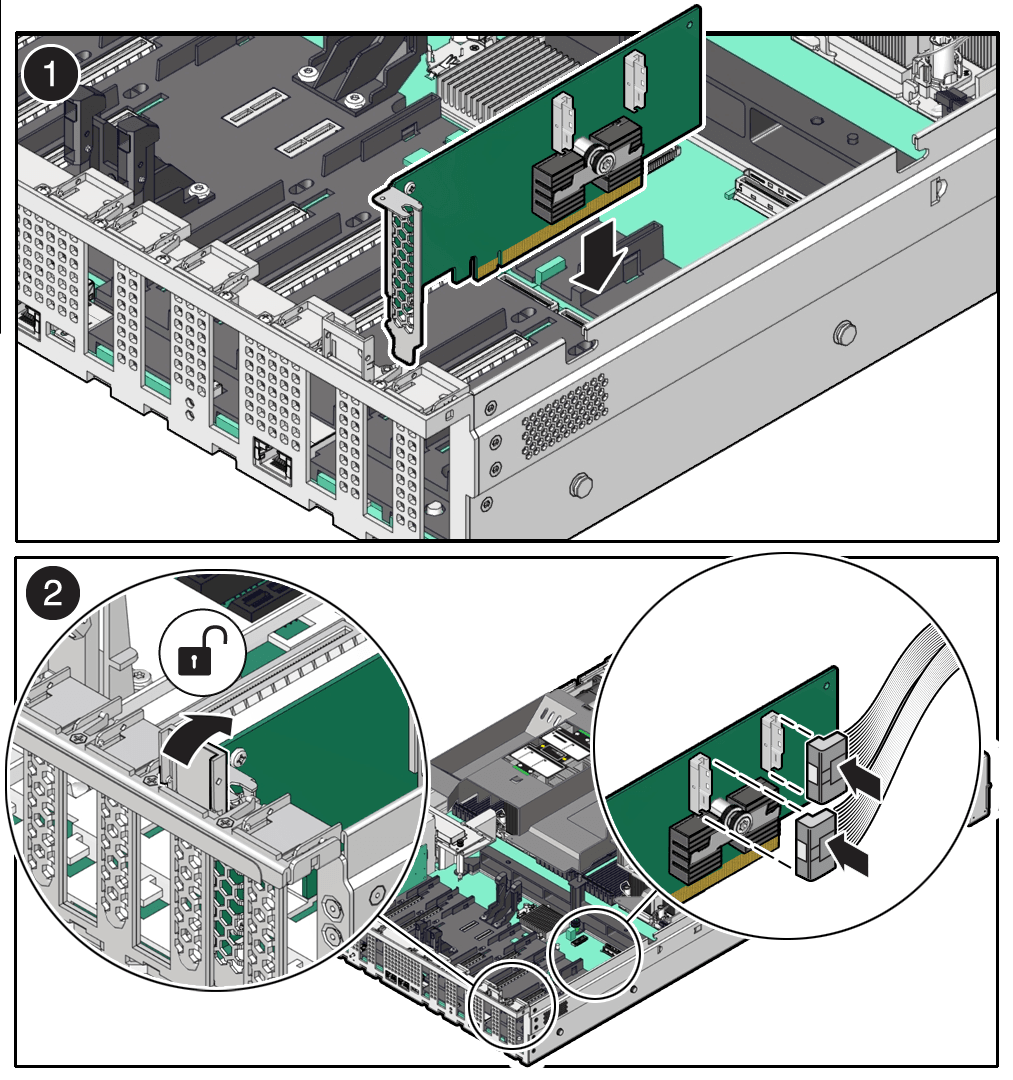 install PCIe card