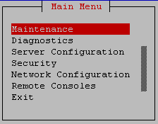 Main Menu