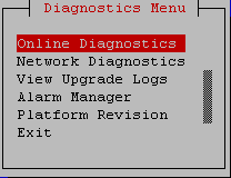 Online Diagnostics