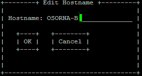 Edit Hostname