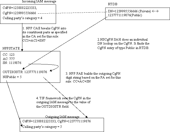 TIF NS Basic Operation for TIF CgPN Service