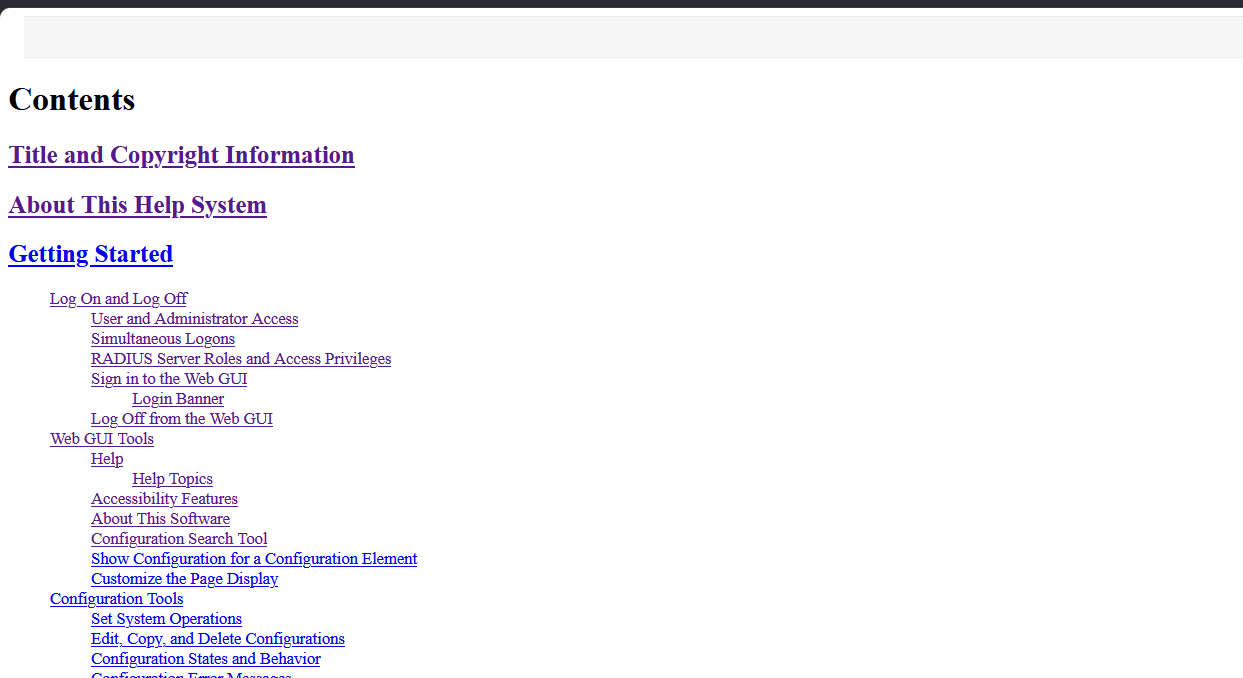 This image shows the top left corner of the Help file.