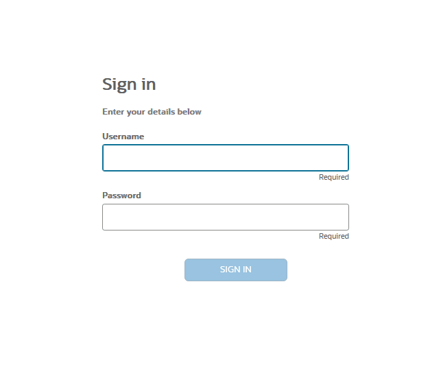 This screen capture shows the Web GUI log on dialog