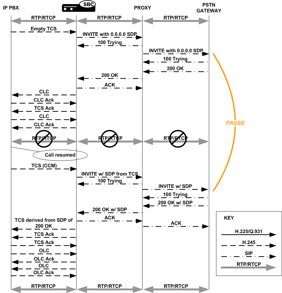 The IWF Hold call flow is described above.