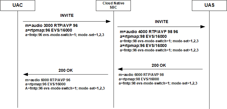 The EVS Call Flow diagram is described above.