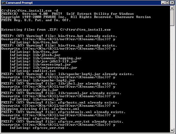 Upgrading to FTRA Release 5.0 from FTRA Release 4.x