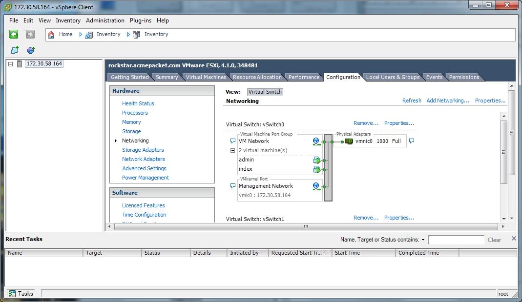 This screenshot shows the vSphere Client home page.