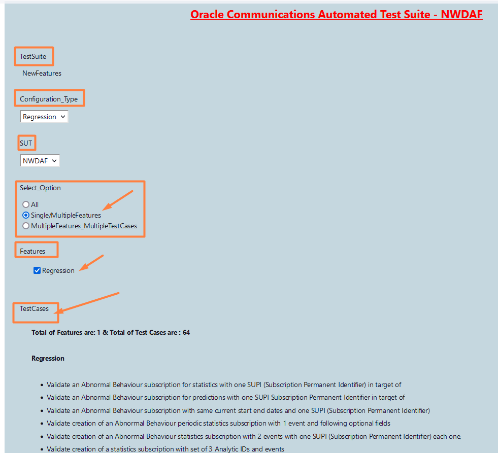 Single/Multiple Features