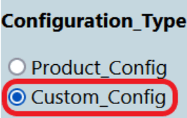 Custom Config Folder