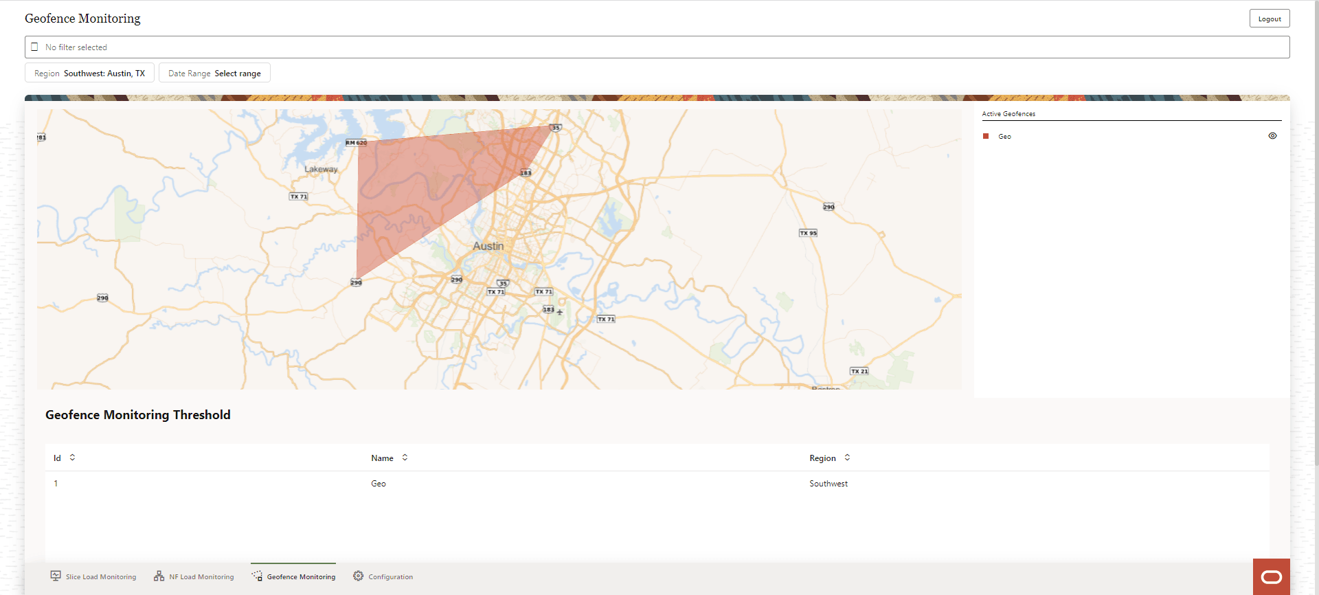 Geofence Monitoring