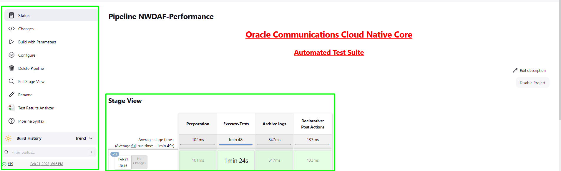Pipeline Configuration Pipeline Configuration