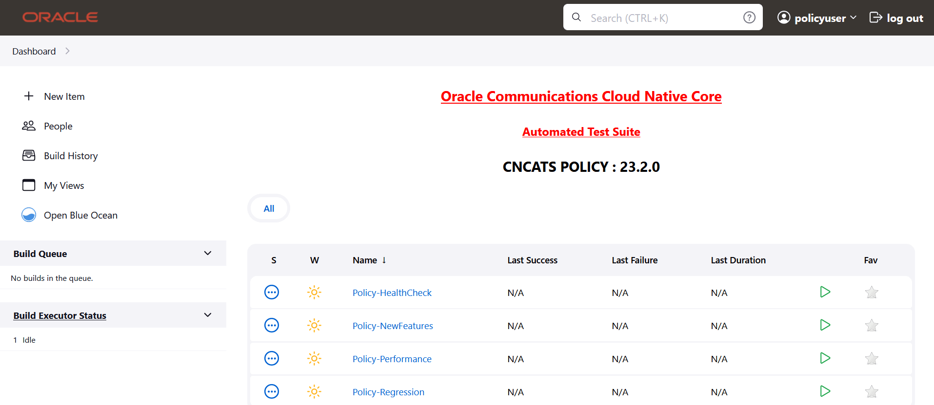 ATS System Name and Version