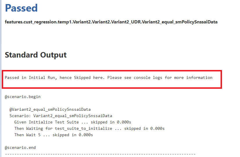 Test Result Info