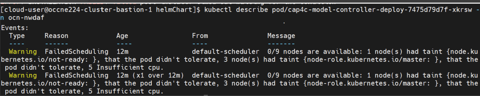 Sample Error Message