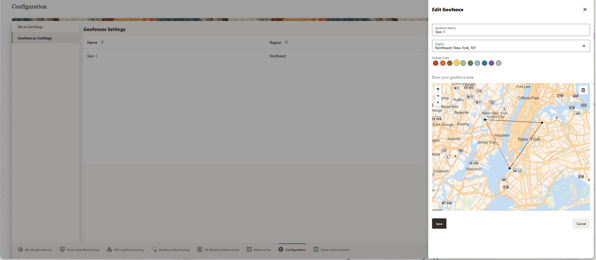 Edit Geofence Edit Geofence