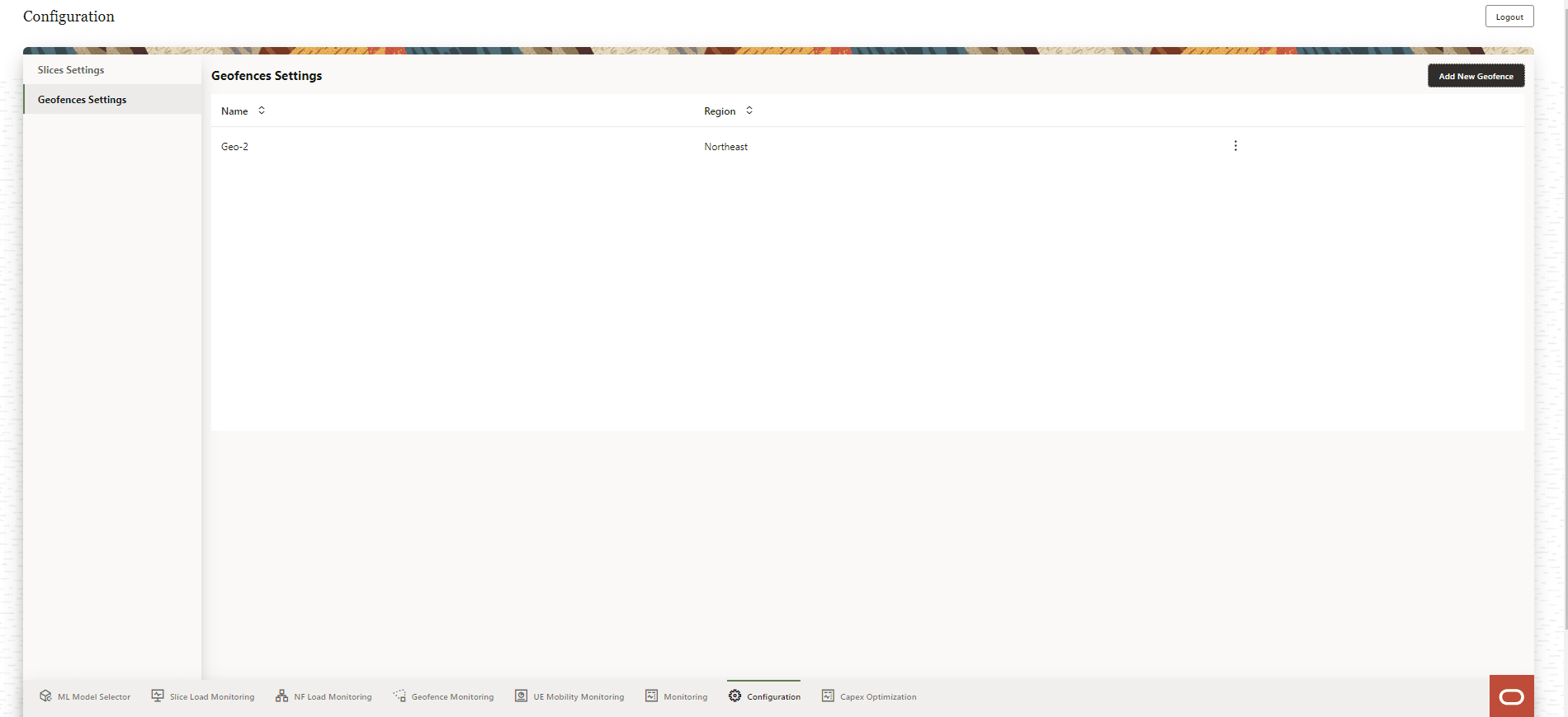 Geofences Settings Geofences Settings