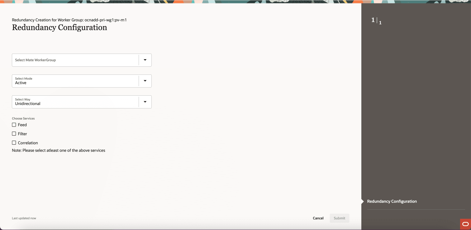 Guided menu Redundancy
