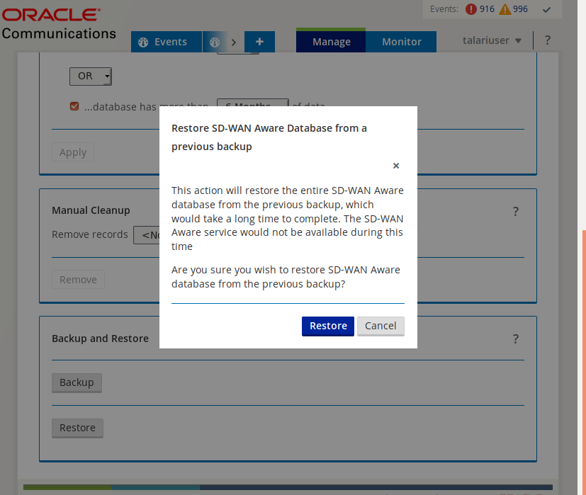 Restore pop-up window Restore pop-up window