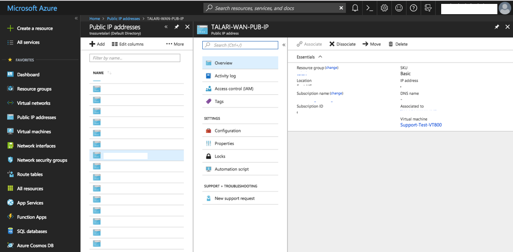 Associate Public IP to Network Interface