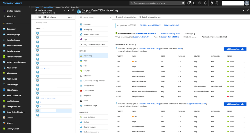 Attach Network Interface to VM