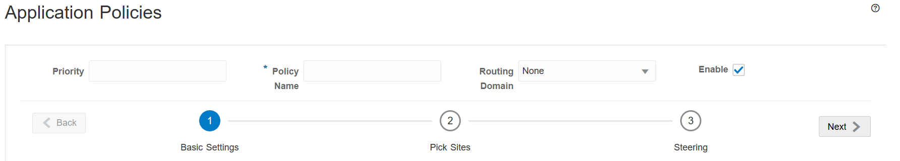 Image showing the priority box