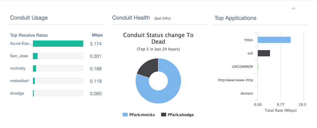 Image showing conduit health information