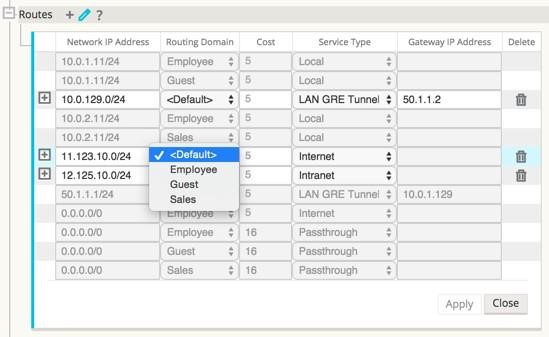 Image showing how to configure a route.