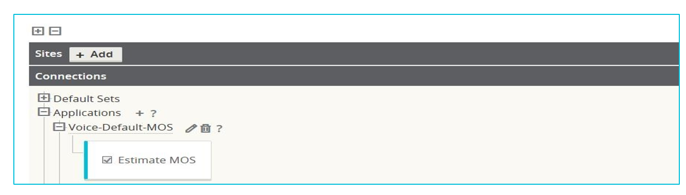 Image showing where to enable estimate MOS.