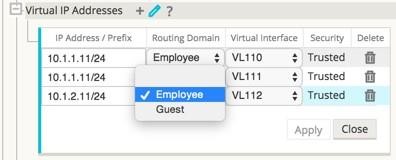 Image showing how to configure virtual IP addresses.