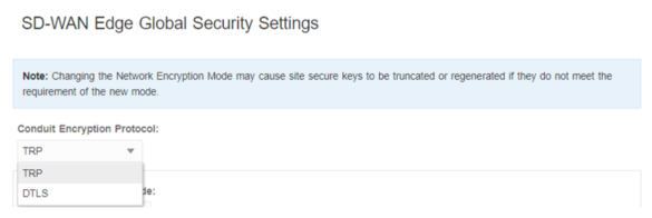This screenshot shows the Global Security Settings page.