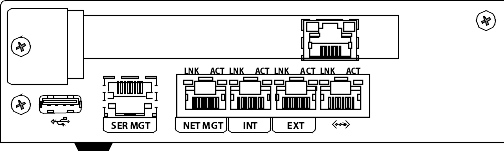This image displays the rear view of the Acme Packet platform, per the image title.