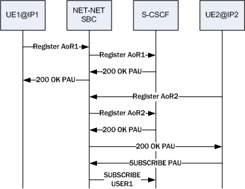 Depicts a PAU assigned to first user instead of originating IP.