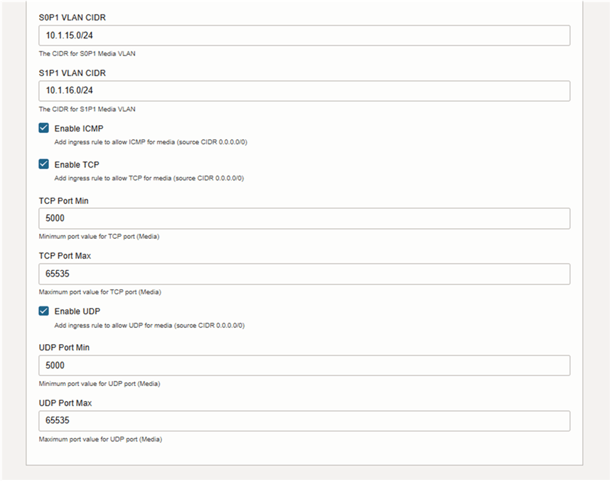 Media Interface Configuration Dialog, part 2 Media Interface Configuration Dialog, part 2